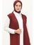 Basic Yelek 1639-03 Bordo 3