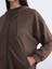 Yeni Sezon Kapüşonlu Oversize Kadın Fermuarlı Sweatshirt 3