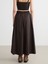 Yeni Sezon Beli Lastikli Poplin Kloş Etek 3