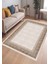 Krem Dijital Baskı Salon Halısı Kaymaz Tabanlı Yıkanabilir Halı Yolluk 2
