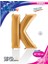 K Harf Supertrend Altın Folyo Balon 40" 1