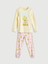 Yeni Sezon Bisiklet Yaka Tweety Baskılı Kız Çocuk Pijama Takımı 1