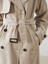 Yeni Sezon Kruvaze Yaka Oversize Kadın Trençkot 3