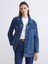 Yeni Sezon Gömlek Yaka Oversize Kadın Jean Ceket 1