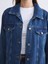 Yeni Sezon Gömlek Yaka Oversize Kadın Jean Ceket 3