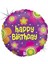 Birthday Flowers Holographic Supertrend Folyo Balon 18" 2