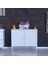 Efil Dolap Dar Alanlar Için Çok Amaçlı Dolap 2 Kapak 3 Raflı Dolap 100X75X32,5 cm 2