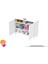 Efil Dolap Dar Alanlar Için Çok Amaçlı Dolap 2 Kapak 3 Raflı Dolap 100X75X32,5 cm 4