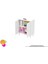 Efil Dolap Dar Alanlar Için Çok Amaçlı Dolap 2 Kapaklı 2 Göz Raf Dolap 55X75X32,5 cm 2