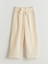 Yeni Sezon Kurdele Detaylı Kız Çocuk Muslin Pantolon 1