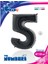 5 Rakam Supertrend Siyah Folyo Balon 40" 1