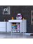 Mira Banyo ve Mutfak Dolabı Çok Amaçlı Dolap Tek Çekmece 2 Kapak 2 Raf 3 Bölme 100X88X32,5 cm 3