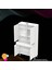 Sare Banyo ve Mutfak Dolabı Çok Amaçlı Dolap Tek Çekmece 4 Kapak 5 Raf 8 Bölme 100X173X32,5 cm 6