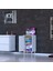 Efil Dolap Dar Alanlar Için Çok Amaçlı Dolap 1 Kapaklı 2 Göz Raf Dolap 50X75X32,5 cm 3