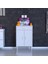 Mira 60 cm Banyo ve Mutfak Çok Amaçlı Dolap 2 Kapaklı Tek Çekmece 2 Raf 3 Bölmeli Dolap 60x88x32,5 cm 2