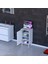 Efil Dolap Dar Alanlar Için Çok Amaçlı Dolap Tek Kapaklı 4 Göz Raf Dolap 40X75X32,5 cm 1
