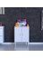 Efil Dolap Dar Alanlar Için Çok Amaçlı Dolap 2 Kapaklı 2 Göz Raf Dolap 65X75X32,5 cm 2