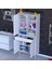 Kayra Banyo ve Mutfak Dolabı Çok Amaçlı Dolap Tek Çekmeceli 3 Kapaklı 5 Raf 8 Bölme 75X173X32,5 cm 1