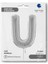 U Harf Supertrend Gümüş Folyo Balon 26" 1