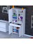 Kayra Banyo ve Mutfak Dolabı Çok Amaçlı Dolap Tek Çekmece 3 Kapak 7 Raf 10 Bölme 85X173X32,5 cm 1
