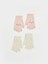 Yeni Sezon Baskılı Kız Bebek Eldiven 2'li 1