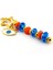 Orjinal Murano Cam Nazar Boncuklu Çanta Süsü Göz Charm Anahtarlık KY067 4