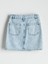 Yeni Sezon Beli Ayarlanabilir Lastikli Kız Çocuk Jean Etek 2