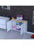 Efil Dolap Dar Alanlar Için Çok Amaçlı Dolap Çift Kapaklı 2 Göz Raf Dolap 90X75X32,5 cm 1