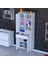 Kayra Banyo ve Mutfak Dolabı Çok Amaçlı Dolap Tek Çekmece 3 Kapak 5 Raf 8 Bölme 60X173X32,5 cm 1