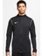 Dri Fit Park Knit Soccer Track Fleece Men's Jacket Erkek Fermuarlı Futbol Antrenman Koşu Ceket Sweatshirt Siyah 1