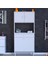 Azra Tek Çekmece 2 Göz Sepetli ve 3 Raf Banyo ve Mutfak Dolabı Çok Amaçlı Dolap 80X173X32,5 cm 2