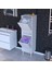 Esil Banyo Kirli Çamaşır Dolabı Banyo Dolabı 50 cm 4 Bölme Saklayıcı Sepetli Dolap 50x138x325 cm 1