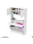 Azra 1 Çekmece 3 Göz Sepetli ve 3 Raflı Banyo ve Mutfak Dolabı Çok Amaçlı Dolap 90X173X32,5 cm 4