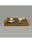 Kitchen Mermer Desenli Akrilik Tepsi - Siyah / Sarı - 49 cm 2