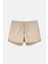 Bej Ekose Des. Mini Şort 1