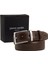 Kahve Deri Erkek Kemeri (En 3,5 cm) PC2209KV3K 1