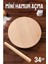 Hsnet 34 cm Merdaneli Hamur Açma Masası - MBN1628-7005 1