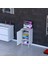 Efil Dolap Dar Alanlar Için Çok Amaçlı Dolap 1 Kapaklı 3 Göz Raf Dolap 40X75X32,5 cm 1