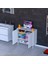 Efil Dolap Dar Alanlar Için Çok Amaçlı Dolap 2 Kapaklı 3 Göz Raf Dolap 75X75X32,5 cm 1