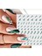 Yeşil Yapraklı Tırnak Süsleme Stickerı Nail Art Süslemeleri 1