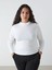 Yeni Sezon Dik Yaka Düz Uzun Kollu Kadın Body 2