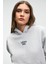 YUMEA Kadın Oversize Kapüşonlu Baskılı Grimelanj Sweatshirt 3