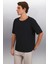 DAVINSONO Erkek Siyah T-Shirt 2