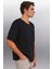 DAVINSONO Erkek Siyah T-Shirt 4