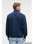 BAXTER Erkek Dik Yakalı Fermuarlı Relaxed Lacivert Sweatshirt 6