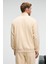 BAXTER Erkek Dik Yakalı Fermuarlı Relaxed Vanilya Sweatshirt 6