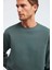 MARINO Erkek Koyu Yeşil Sweatshirt 8