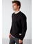MARINO Erkek Siyah Sweatshirt 4