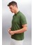 MATHEW Erkek Haki Polo Yaka T-shirt 5