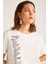 THESSA Kadın Ekru T-Shirt 2